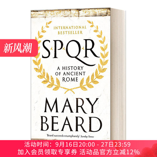 英文原版 SPQR 罗马元老院与人民 元老院与人民的荣光古史 玛丽 比尔德 英文版 进口英语原版书籍
