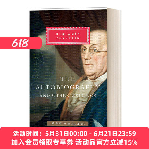 英文原版 Autobiography of Benjamin Franklin 本杰明·富兰克林自传 Everyman精装版 英文版 进口英语原版书籍