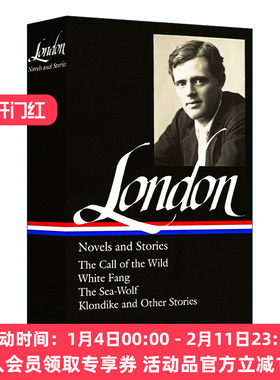 英文原版 Jack London Novels and Stories LOA #6 杰克&middot;伦敦 小说和故事 精装美国文库 英文版 进口英语原版书籍