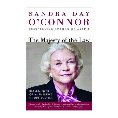 英文原版 The Majesty of the Law 法律的尊严 美国法院一位大法官的思考 Sandra Day O'Connor 英文版 进口英语原版书籍
