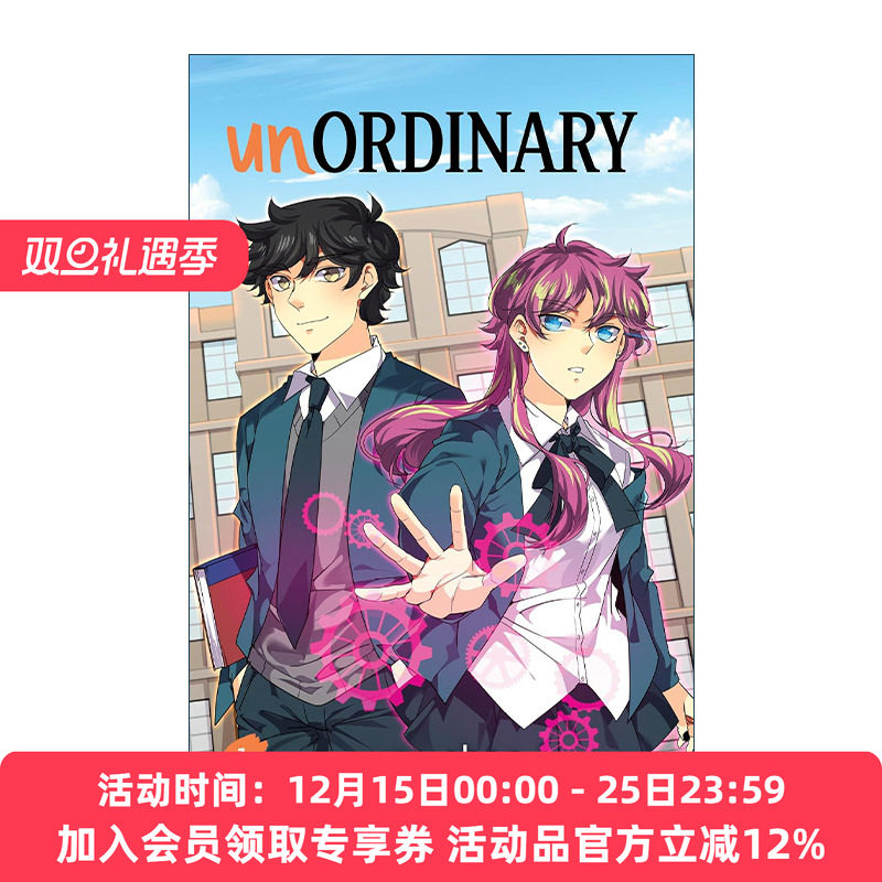 英文原版 Unordinary 异能者1 WEBTOON热门青少年奇幻网漫 uru-chan 英文版 进口英语原版书籍