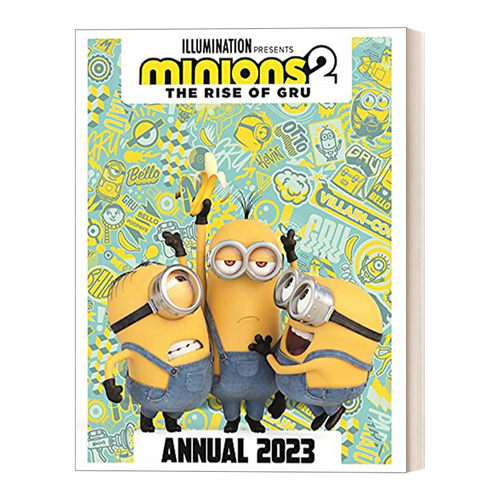 英文原版 小黄人2格鲁的崛起2023年鉴 Minions 2 The Rise of Gru Official Annual 2023 精装 英文版 进口英语原版书籍