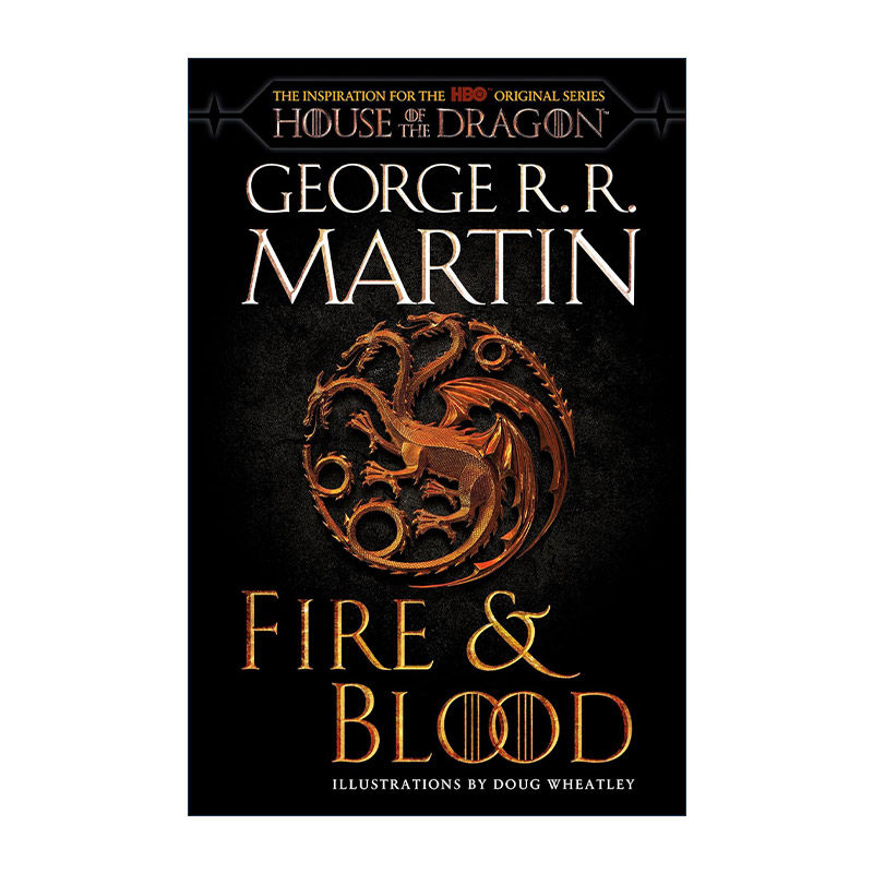英文原版 Fire & Blood HBO Tie-in Edition 冰与火之歌前传 火与血 龙之家族 电视剧版 权力的游戏 英文版 进口英语原版书籍