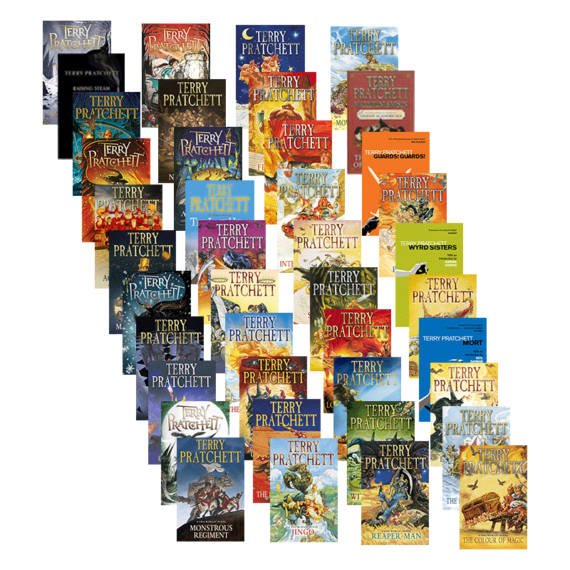 英文原版 Discworld Novel 碟形世界系列1-41 全集套装 畅销科幻小说 Terry Pratchett 英文版 进口英语原版书籍