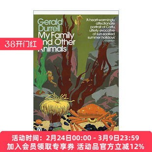 英文原版 My Family and Other Animals 杰拉尔德?达雷尔 希腊三部曲1 追逐阳光之岛 企鹅现代经典 英文版 进口英语原版书籍