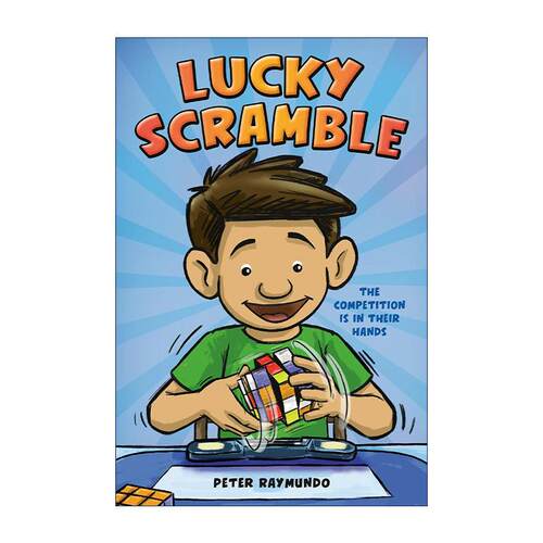 英文原版 Lucky Scramble 幸运争夺战 魔方比赛 儿童漫画 Peter Raymundo 英文版 进口英语原版书籍