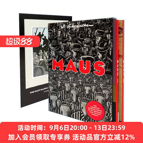 英文原版 Maus I & II Paperback Box Set 鼠族 普利策获奖漫画 40周年纪念版 英文版 进口英语原版书籍