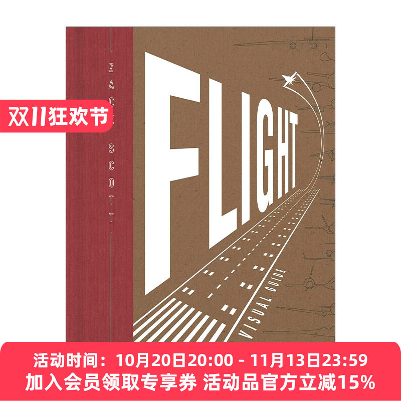 英文原版 Flight 飞机视觉史 扎克·斯科特 飞行科普百科 精装 扎克·斯科特 Zack Scott 英文版 进口英语原版书籍