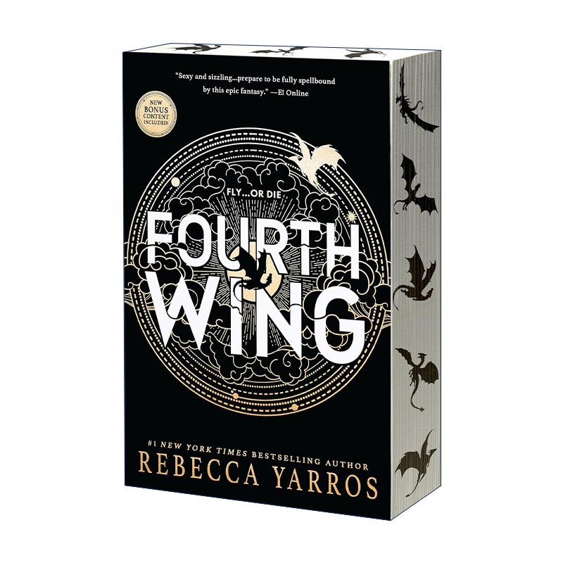 英文原版 Fourth Wing 龙骑士战争学院1 四旋翼 英文版 进口英语原版书籍