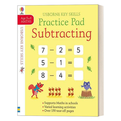 英文原版 Key Skills Practice Book Subtracting 5-6 减法 英文版 进口英语原版书籍