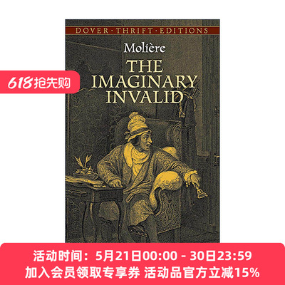 无病呻吟 英文原版 The Imaginary Invalid 莫里哀讽刺喜剧 Dover Thrift Editions 英文版 进口英语原版书籍