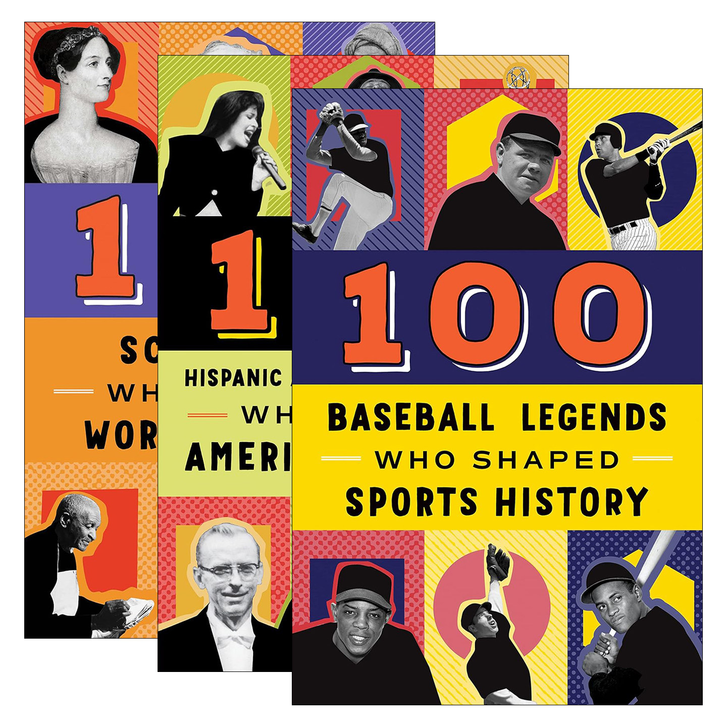 英文原版 100 Series系列6册 儿童传记科普百科 100位传奇人物系列 英文版 进口英语原版书籍