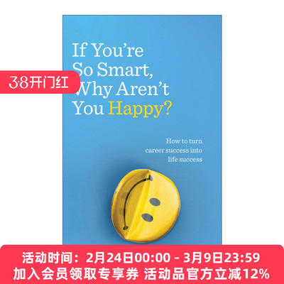 幸福的科学  英文原版 If You're So Smart Why Aren't You Happy 如何获得持久幸福力 拉杰·洛格纳汗 英文版 进口英语原版书籍