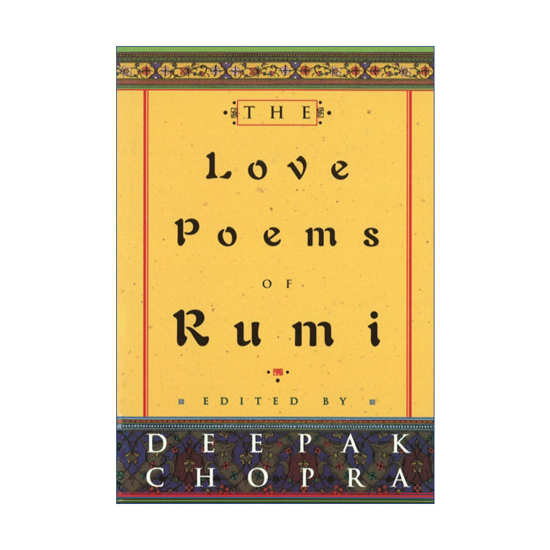 鲁米爱情诗集  英文原版 The Love Poems Of Rumi 狄巴克·乔布拉译本 精装 英文版 进口英语原版书籍