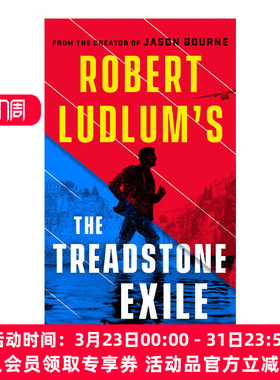 英文原版 Robert Ludlum's The Treadstone Exile 罗伯特·鲁德鲁姆绊脚石的流放 惊悚小说 Joshua Hood 英文版 进口英语原版书籍