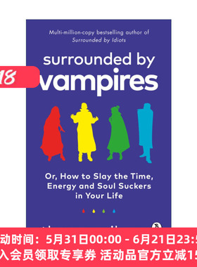英文原版 Surrounded by Vampires 远离盗你能量之人 托马斯.埃里克森 新作 英文版 进口英语原版书籍
