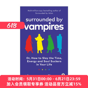 英文原版 Surrounded by Vampires 远离盗你能量之人 托马斯.埃里克森 新作 英文版 进口英语原版书籍