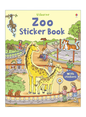 英文原版 First Sticker Book Zoo 第一本贴纸书 动物园 英文版 进口英语原版书籍