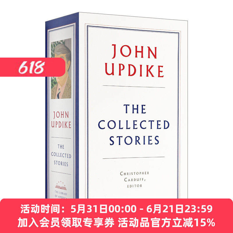 英文原版 John Updike The Collected Stories A Library of America Boxed Set 约翰·厄普代克故事小说集 套装 美国文库 英文版