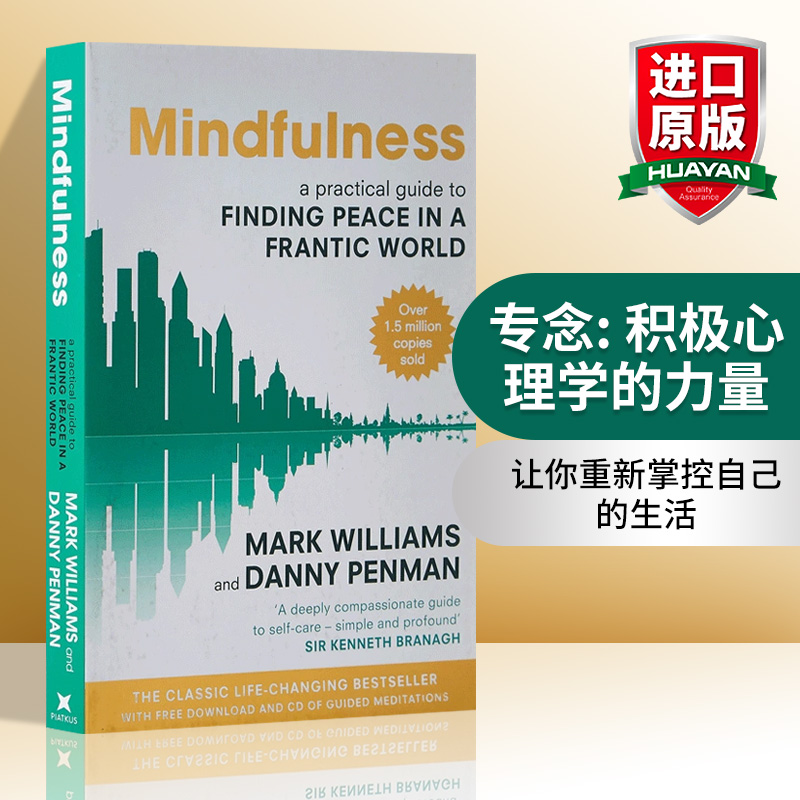 英文原版专念积极心理学的力量