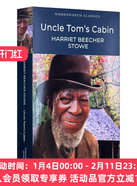 英文原版 Uncle Tom's Cabin 汤姆叔叔的小屋 哈丽叶特·比切·斯托 Wordsworth经典文学系列 英文版 进口英语原版书籍