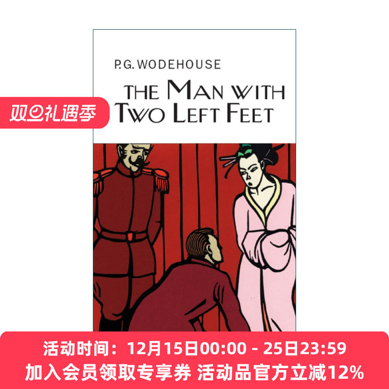 英文原版 The Man With Two Left Feet 有两只左脚的男人 P.G.伍德豪斯故事集 Everyman精装收藏版 英文版 进口英语原版书籍