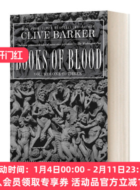 英文原版小说 Books of Blood Vols 1-3 血之书 第1-3卷 英文版 进口英语原版书籍