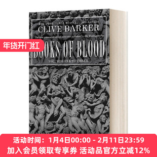 英文原版小说 Books of Blood Vols 1-3 血之书 第1-3卷 英文版 进口英语原版书籍