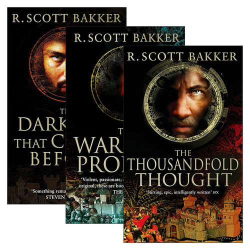 英文原版 The Prince of Nothing 乌有王子三部曲3册 R.Scott Bakker R.斯科特巴克 前度的黑暗+战士先知+千重思想 英文版 进口书