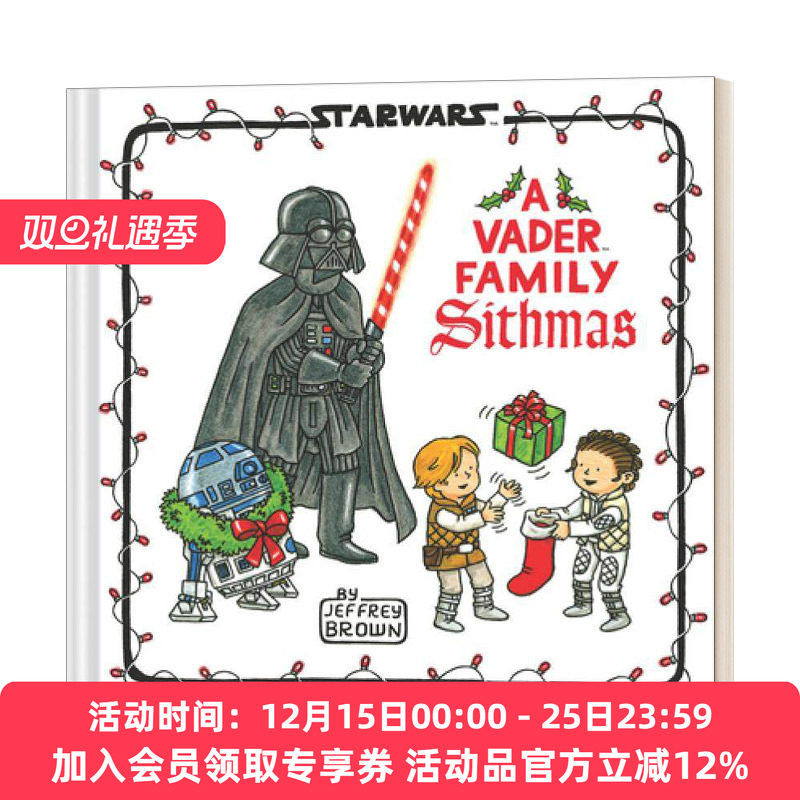 英文原版 Star Wars A Vader Family Sithmas 星球大战 黑武士一家过圣诞 Jeffrey Brown 幽默绘本 精装 英文版 进口英语原版书籍