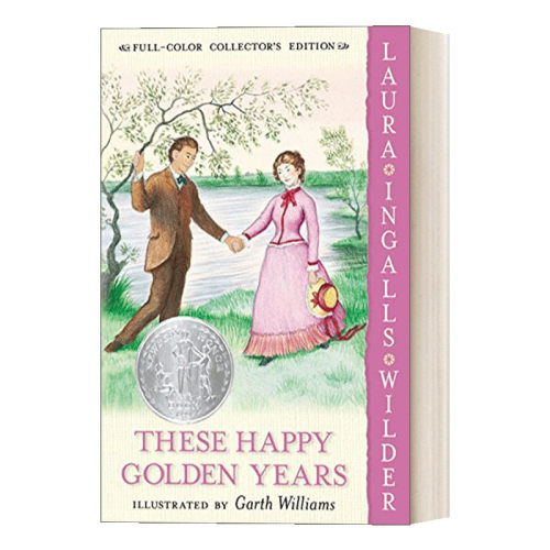 英文原版 Little House8 These Happy Golden Years Full Color Edition 小木屋8 快乐的金色年代 全彩插图版 英文版 进口英语书籍