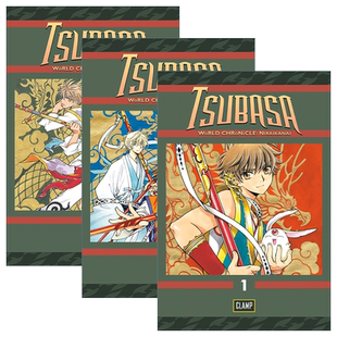 英文原版 Tsubasa World Chronicle Tsubasa翼 梦幻之岛篇 3册 魔卡少女樱 日本漫画 CLAMP 英文版 进口英语原版书籍