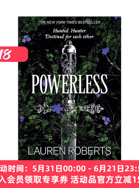英文原版 Powerless 无力 精装 黑暗奇幻小说 Lauren Roberts 英文版 进口英语原版书籍