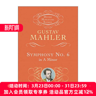 书籍 进口英语原版 交响曲 Symphony No.6 Gustav Minor 英文版 英文原版 古斯塔夫·马勒a小调第六 Mahler 悲剧