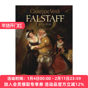 英文原版 Falstaff in Full Score 法尔斯塔夫全谱 朱塞佩·威尔第歌剧 英文版 进口英语原版书籍