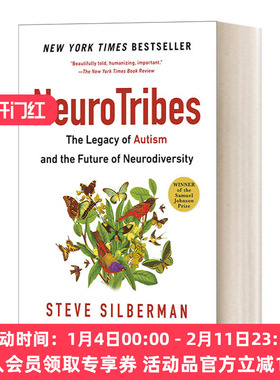 英文原版 NeuroTribes 神经部落 孤独症的遗产和神经多元化的未来 心理学 Steve Silberman 英文版 进口英语原版书籍