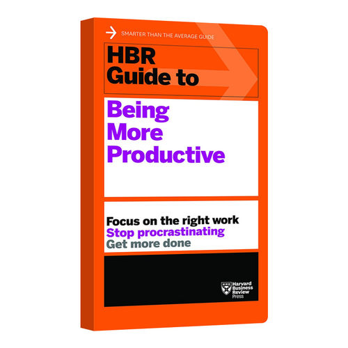 英文原版 HBR Guide to Being More Productive HBR提高生产力指南 哈佛商业评论指南系列 英文版 进口英语原版书籍