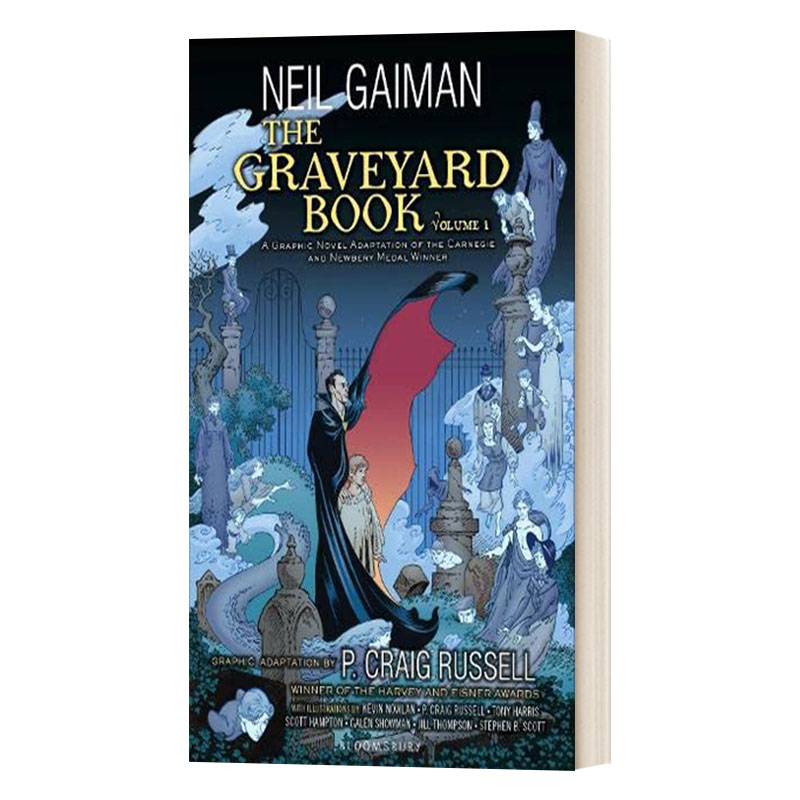 英文原版 The Graveyard Book Graphic Novel, Part 1 坟场之书漫画版 上 尼尔·盖曼 英文版 进口英语原版书籍 书籍/杂志/报纸 儿童读物原版书 原图主图