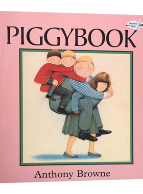 朱家故事 英文原版绘本 Piggybook Anthony Browne 吴敏兰推荐书单 英文版儿童英语启蒙图画故事书 进口原版书籍