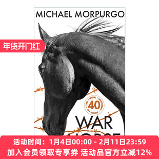 战马 英文原版小说 War Horse 40Th Anniversary Edition 迈克尔莫波格 40周年精装插画版故事书 英文版 进口英语原版书籍