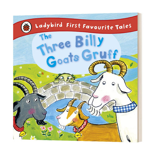 英文原版 The Three Billy Goats Gruff Ladybird First Favourite Tales 三只山羊 小瓢虫故事系列 精装 英文版 进口英语书籍