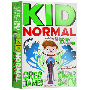 英文版 中小学生英语课外阅读书籍 Kid the Shadow and 英文原版 Normal 进口儿童文学小说 麻瓜小子3 Machine 麻瓜小子和影子机器