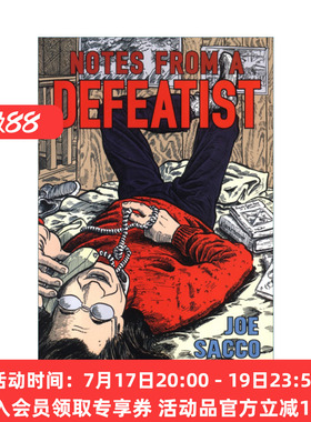 英文原版 Notes From A Defeatist 失败主义者的笔记 Joe Sacco漫画 英文版 进口英语原版书籍