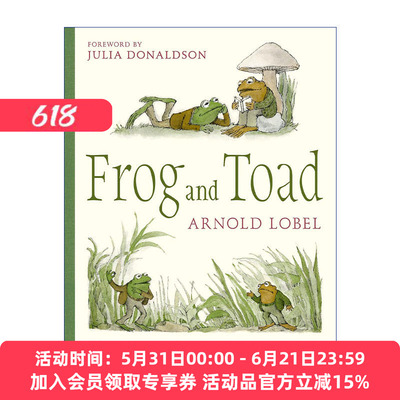青蛙和蟾蜍 英文原版 精装故事集收藏版 Frog and Toad The Complete Collection 艾诺·洛贝尔经典儿童故事 英文版 进口书籍