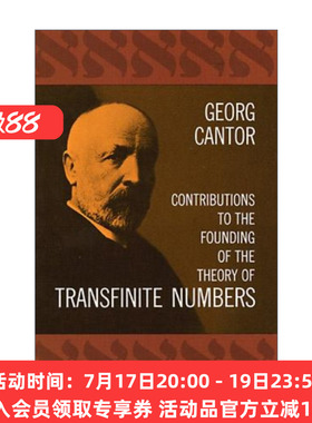 对创建超限数理论的贡献 英文原版 Contributions to the Founding of Theory Transfinite Numbers 英文版 进口英语原版书