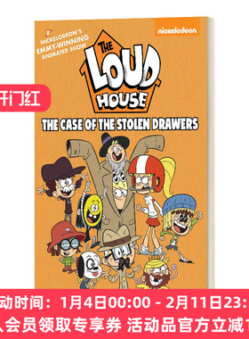 英文原版 The Loud House #12 The Case of the Stolen Drawers 喧闹一家亲12 抽屉被盗案12 英文版 进口英语原版书籍