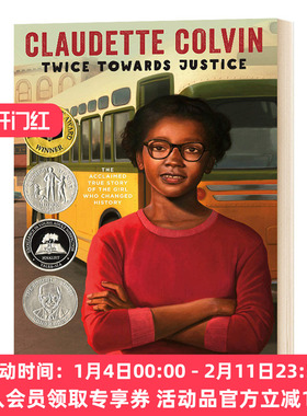 华研原版 克劳戴特科尔文 英文原版 Claudette Colvin 两次直面司法 英文版 进口英语书籍