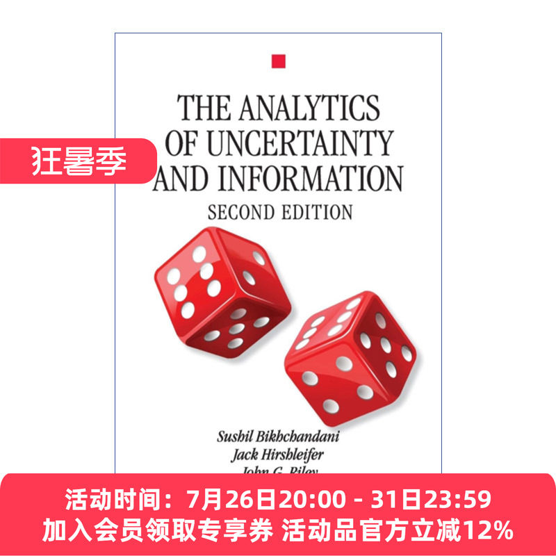 不确定性与信息分析  英文原版 The Analytics of Uncertainty and Information 剑桥经济文献系列 英文版 进口英语原版书籍