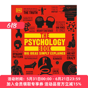英文原版 The Psychology Book DK人类思想百科丛书 心理学百科 英文版 进口英语原版书籍
