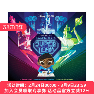 英文原版 Art of Sanjay's Super Team 桑杰的超级战队 精装设定集 奥斯卡获奖动画短片 英文版 进口英语原版书籍